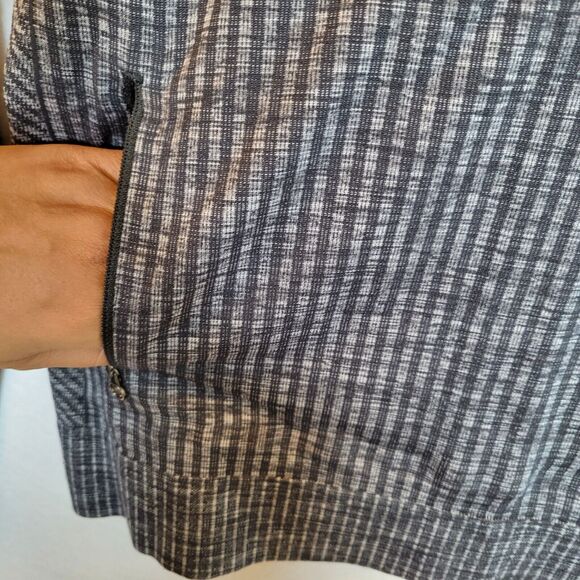 Lululemon Womens Rest Less Pullover Pocket Hoodie Size Medium Gray Striped Yoga - Picture 5 of 8